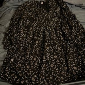 Black Floral Dress